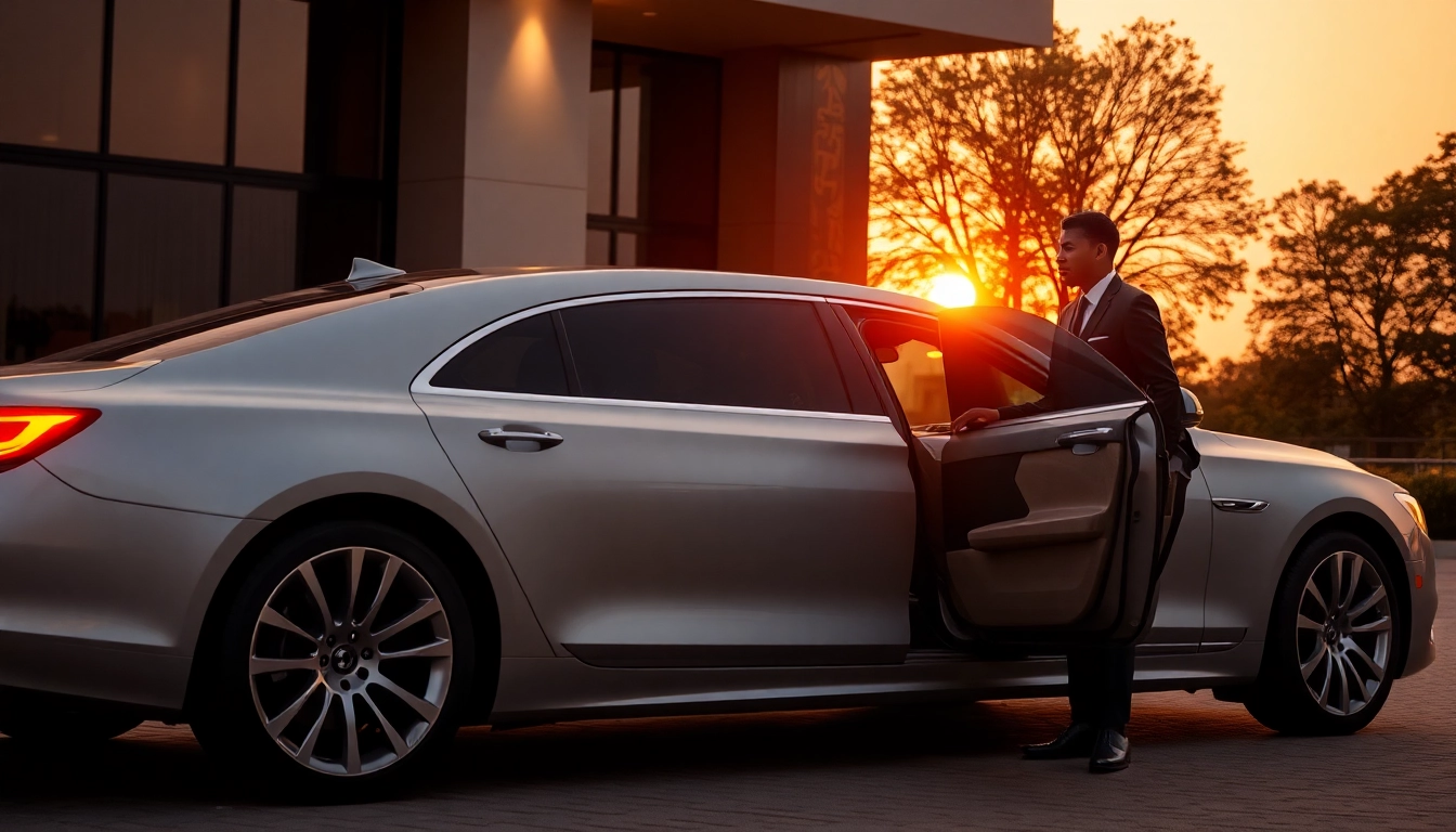 Experience a professional chauffeur service Nairobi with a luxury vehicle ready for your journey.