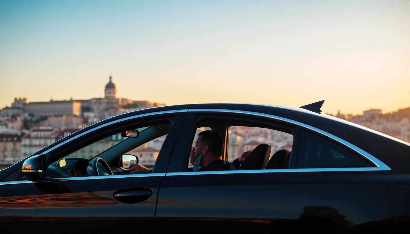 Book a professional hire car with driver Lisbon for a deluxe travel experience in the heart of the city.