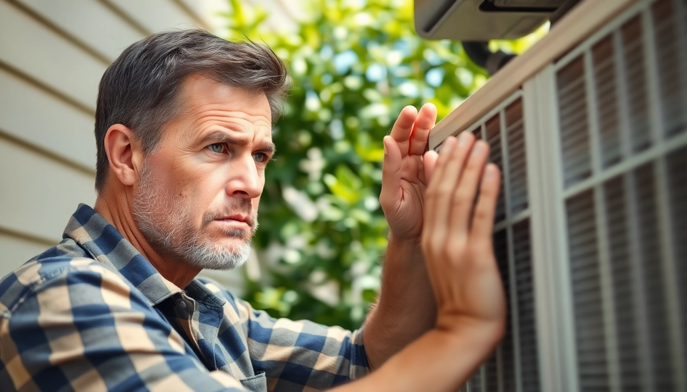 Homeowner puzzled over air conditioning not blowing air from the vents outside.